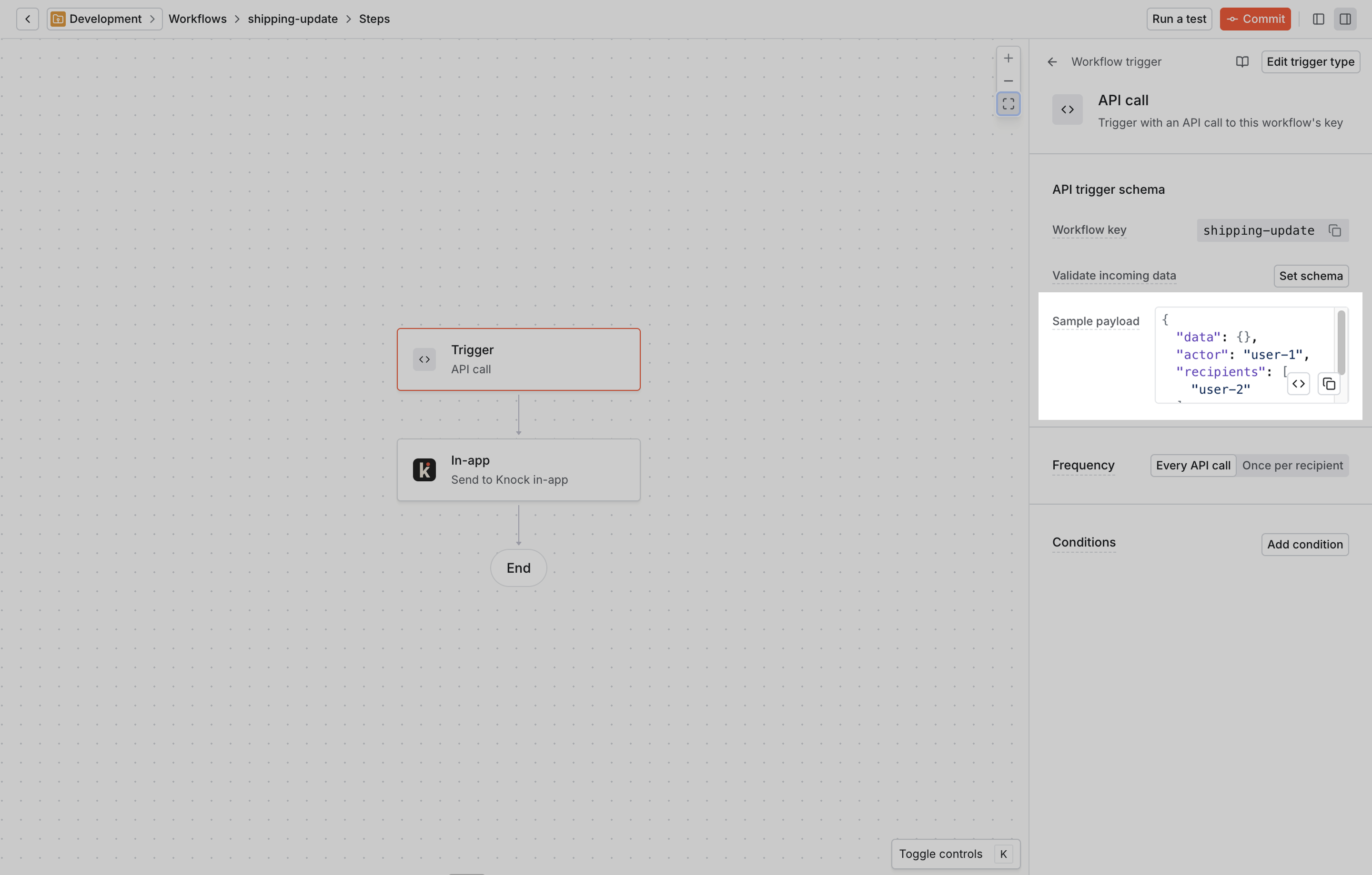 copy trigger payload